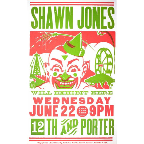 Shawn Jones Will Exhibit Here Wednesday June 22. 9 PM. 12th and Porter [Playroom].
