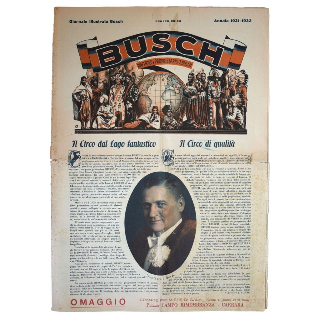 Busch. Giornale Illustrato Busch. Numero Unico. Annata 1931 - 1932. – Kate  Mitas, Bookseller