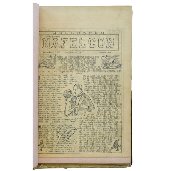 Nafelcon. Official Organ of the National Fellowship Club. Numbers 1 to 24, Volumes I and II, extending from October, 1925, to September, 1927.