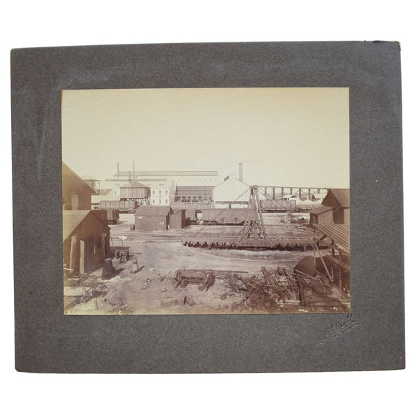 Thirteen Mounted Photographs of the Tesla Coal Mines and Carnegie, California