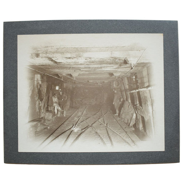 Thirteen Mounted Photographs of the Tesla Coal Mines and Carnegie, California