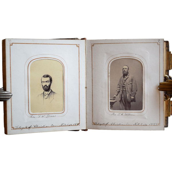 Album containing Carte de Visites of Freed People's School Teachers and Missionaries in Mississippi