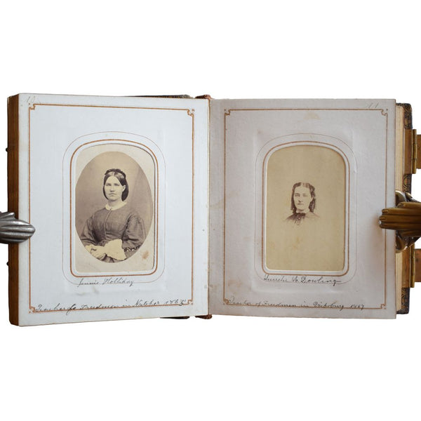 Album containing Carte de Visites of Freed People's School Teachers and Missionaries in Mississippi