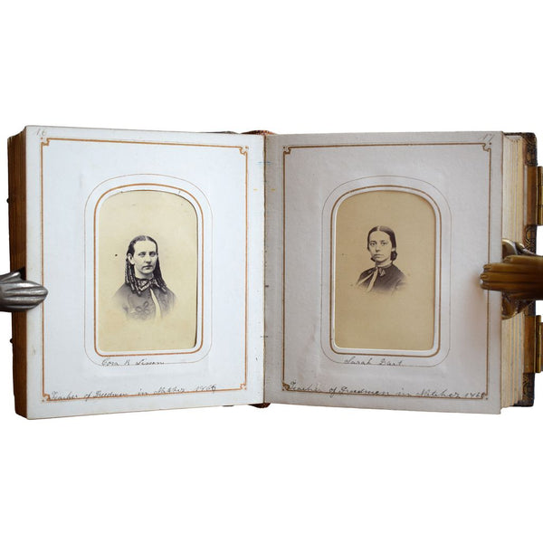 Album containing Carte de Visites of Freed People's School Teachers and Missionaries in Mississippi