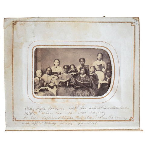 Album containing Carte de Visites of Freed People's School Teachers and Missionaries in Mississippi