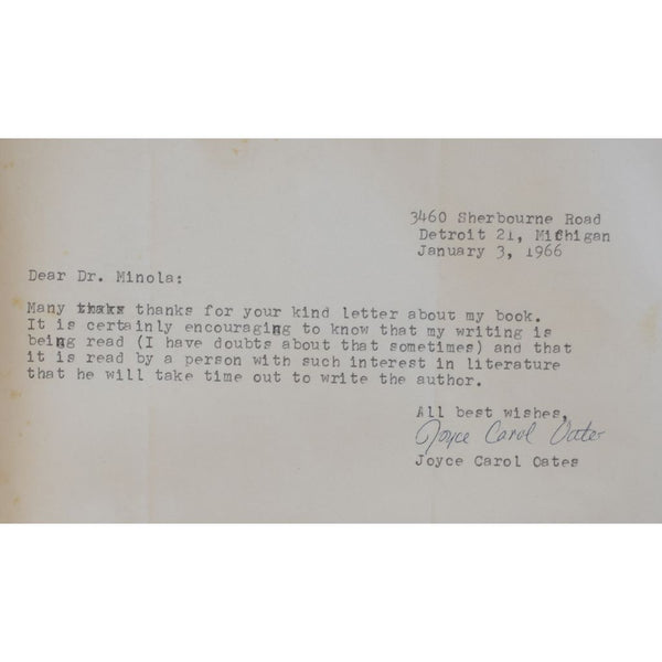 Binder of Signed Letters from Literary Figures and Others Sent to Dr. Absalom Minola, Cat Extraordinaire