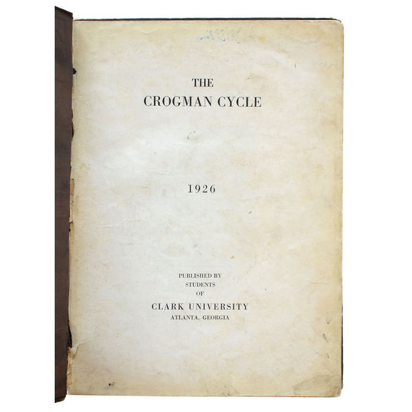 The Crogman Cycle. 1926.