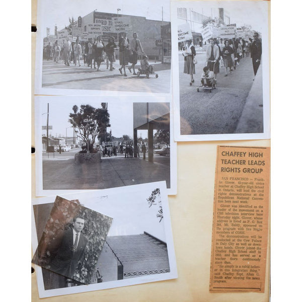 Photograph Album Documenting an Ontario, California, High School Teacher's Involvement in CORE during Freedom Summer and in the Farm Workers' Movement