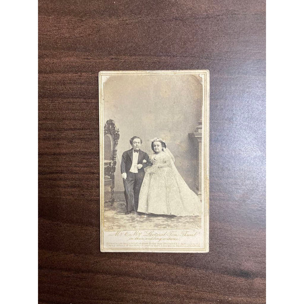 The Life and Travels of Mrs. Gen. Tom Thumb (Countess Magri) and Biographical Sketch of Count and Baron Magri. [with] Ten CDVs of Mr. and Mrs. Tom Thumb [with] Calling Card of Countess M. Lavinia Magri (Mrs. General Tom Thumb).