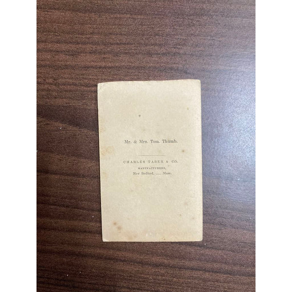 The Life and Travels of Mrs. Gen. Tom Thumb (Countess Magri) and Biographical Sketch of Count and Baron Magri. [with] Ten CDVs of Mr. and Mrs. Tom Thumb [with] Calling Card of Countess M. Lavinia Magri (Mrs. General Tom Thumb).