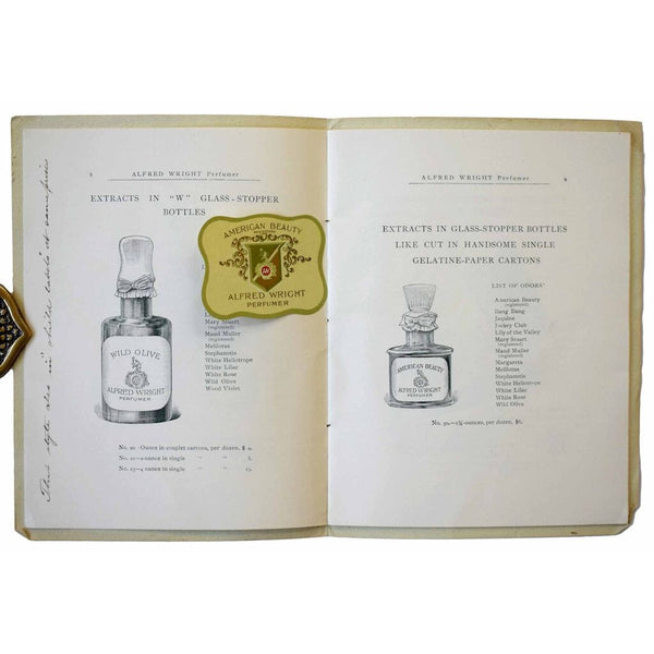 Alfred Wright Perfumer. Trade Price-List.