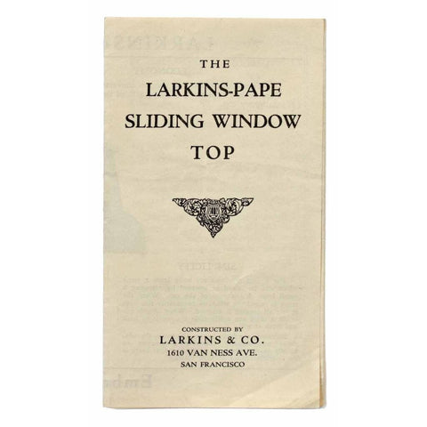 The Larkins - Pape Sliding Window Top.