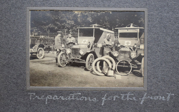Photograph Album Compiled by an American Ambulance Driver during WWI