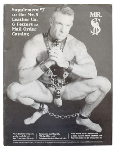 Supplement #7 to the Mr. S Leather Co. and Fetters Mail Order Catalog.